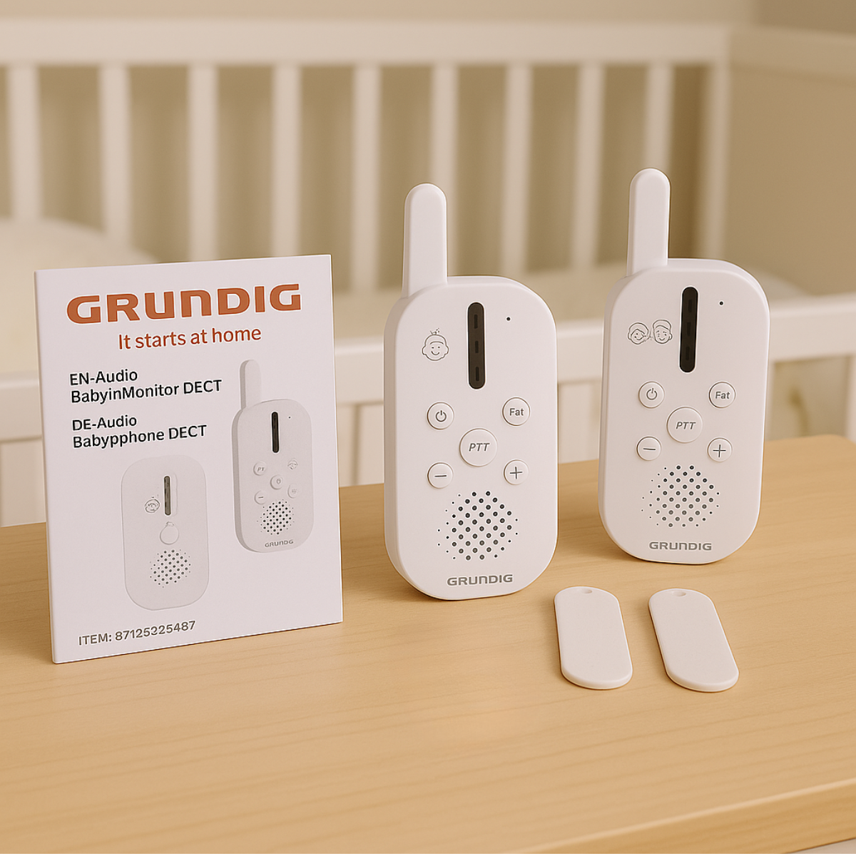 Audio Babymonitor Dect 2.4Ghz