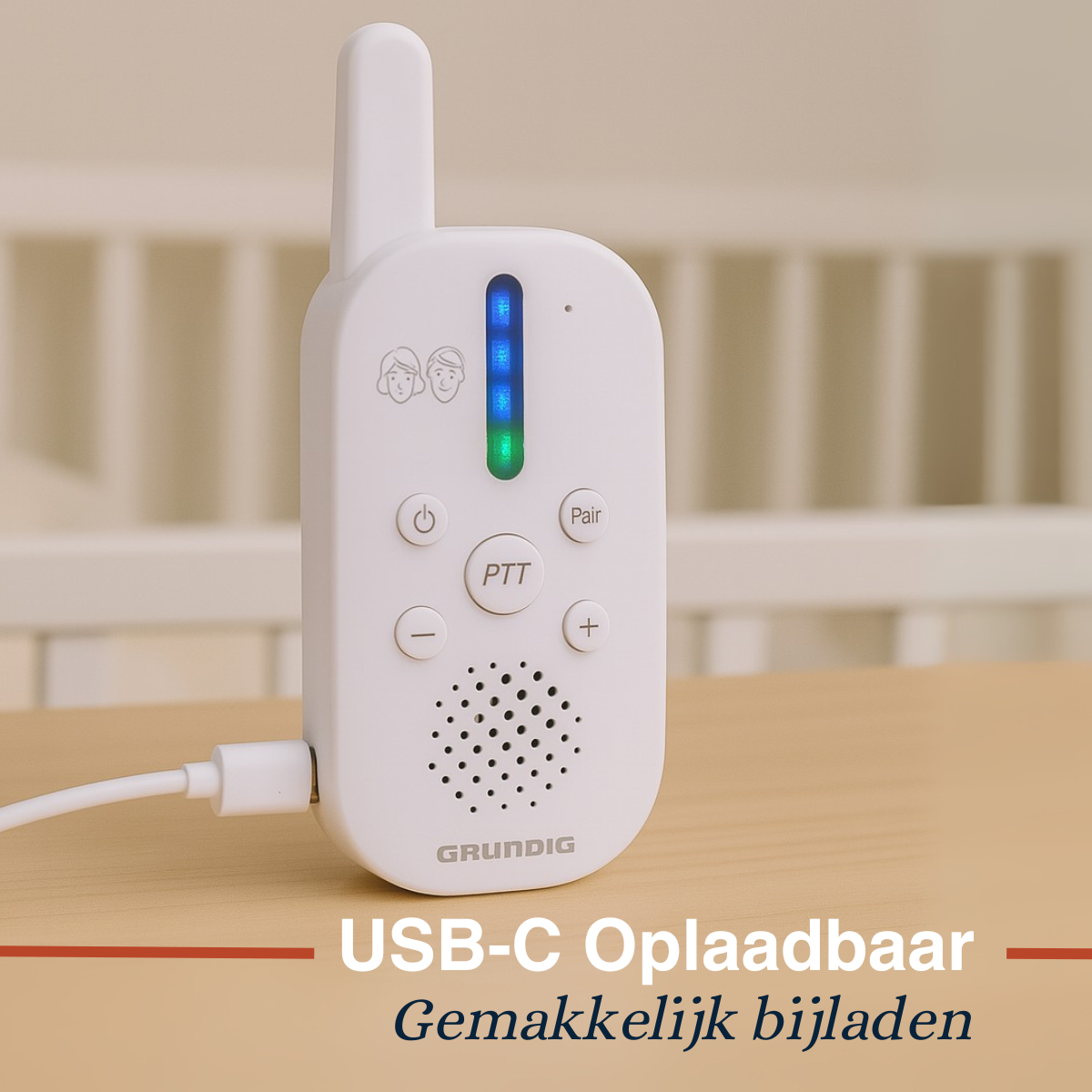 Audio Babymonitor Dect 2.4Ghz