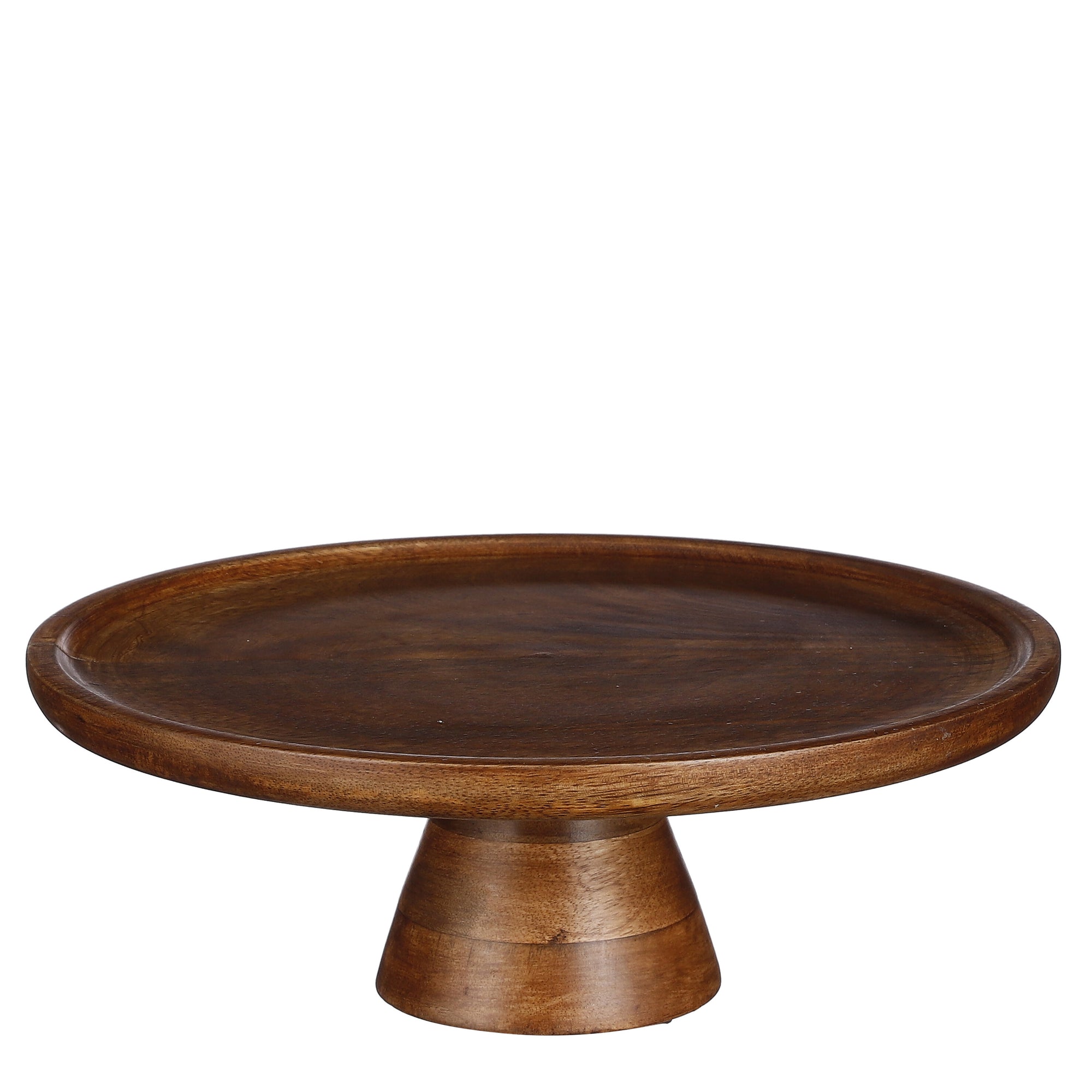 Tallo Cake Stand D. Brown Fsc 100% - H10Xd30Cm