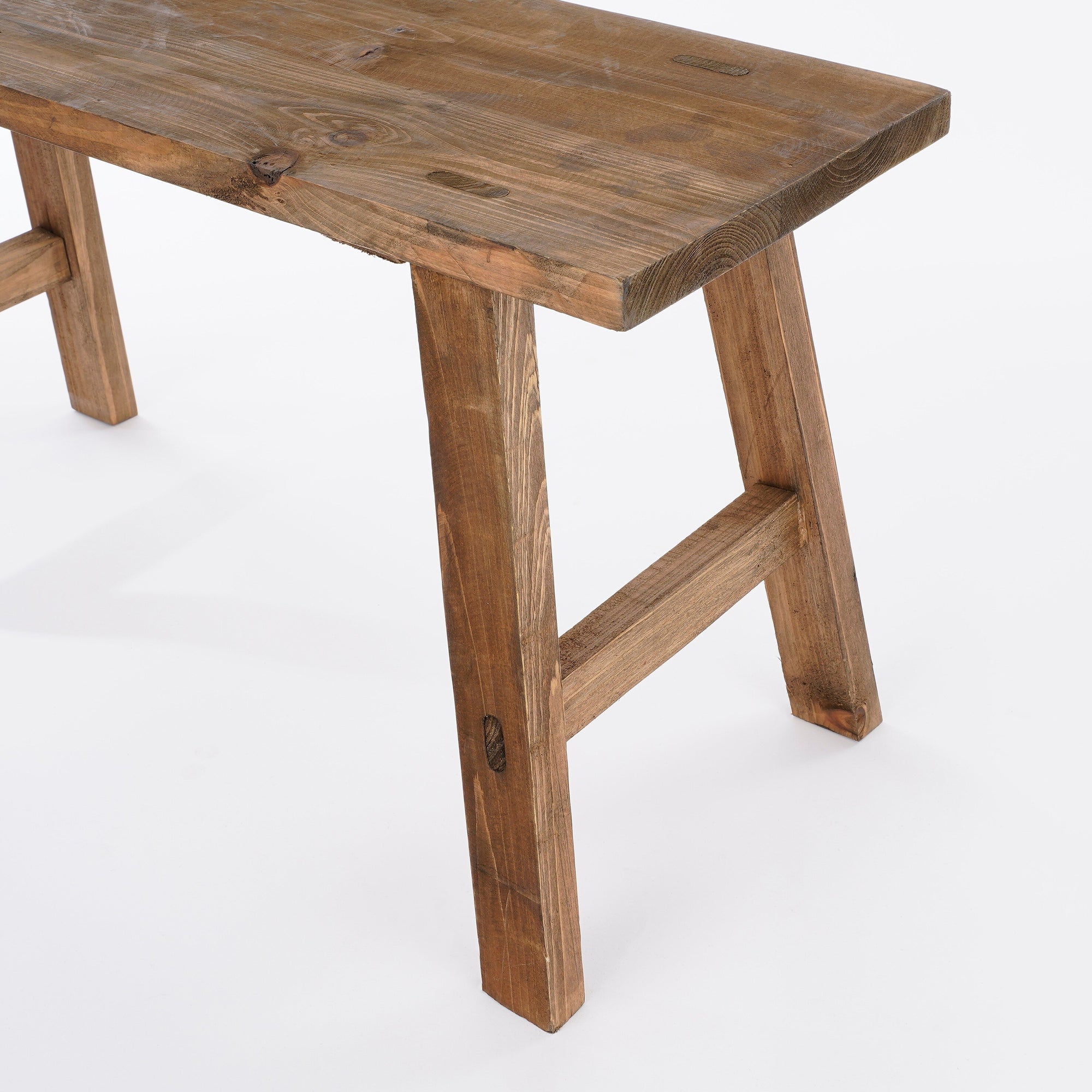 Bold Bench Recycled Wood Brown - L80Xw36,5Xh44Cm