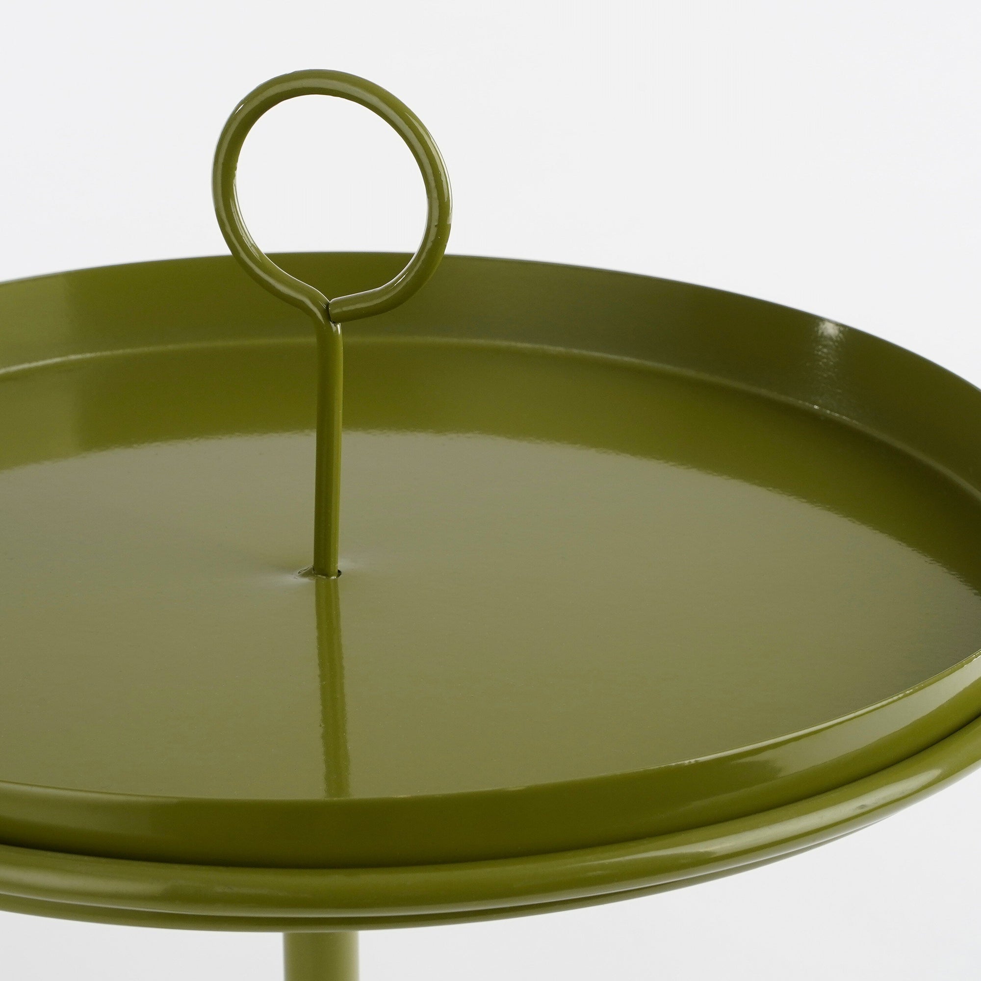 Aston Tray With Clamp Detachable D. Green - H30Xd30,5Cm