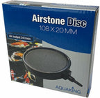  LUCHTSTEEN PLAT ROND MET RAND 200 MM