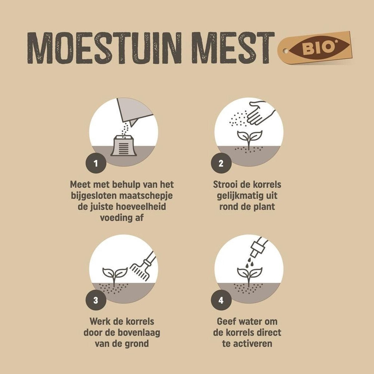 BIO MOESTUIN VOEDING 1KG