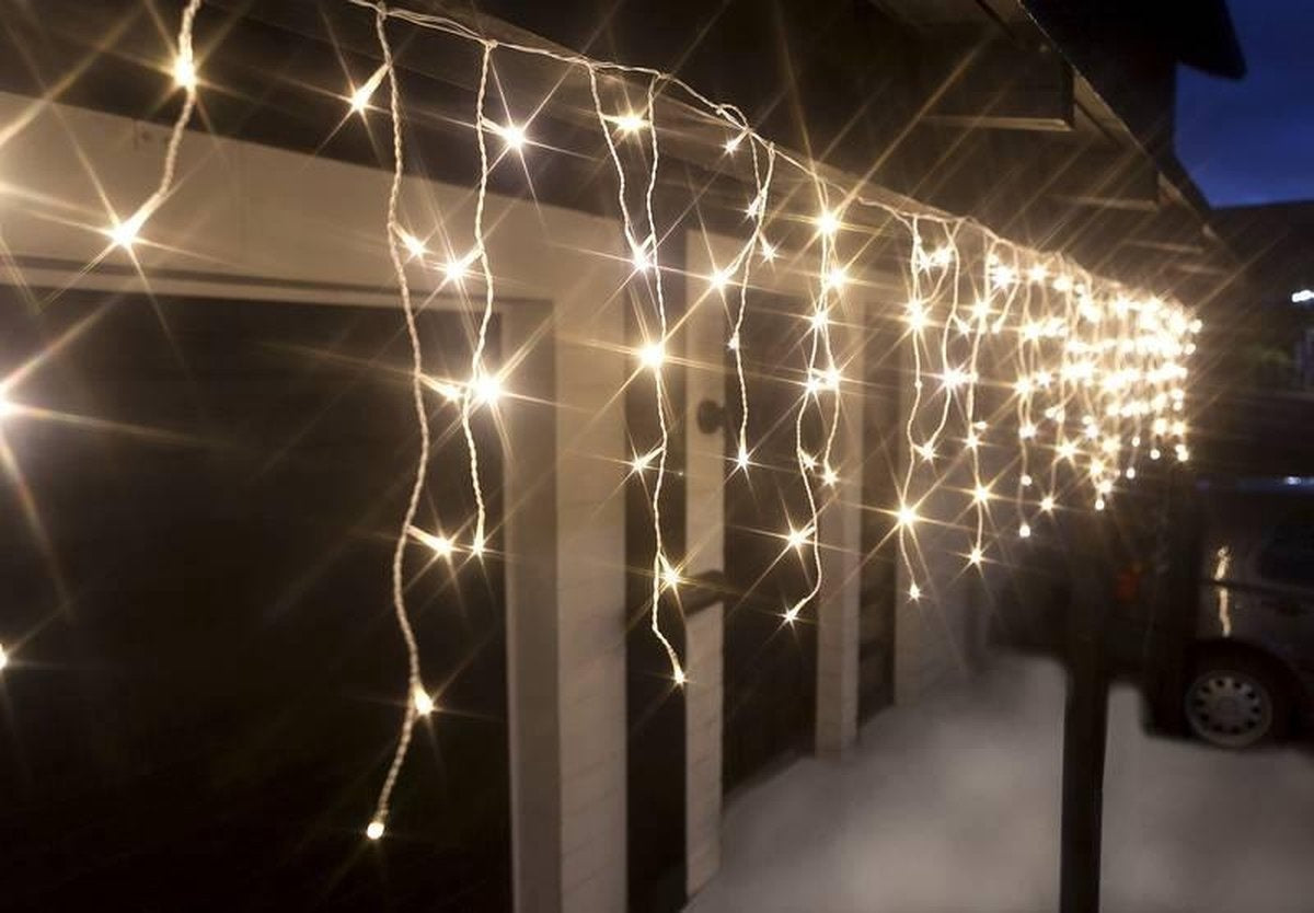 Generic LED Ijspegel Kerstverlichting 12 meter - Warm wit - 480 LEDs ...