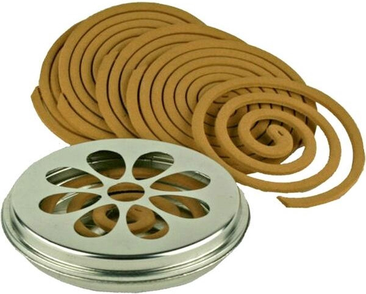 MUGGEN GEURSPIRAAL CITRONELLA MET BRANDBLIK