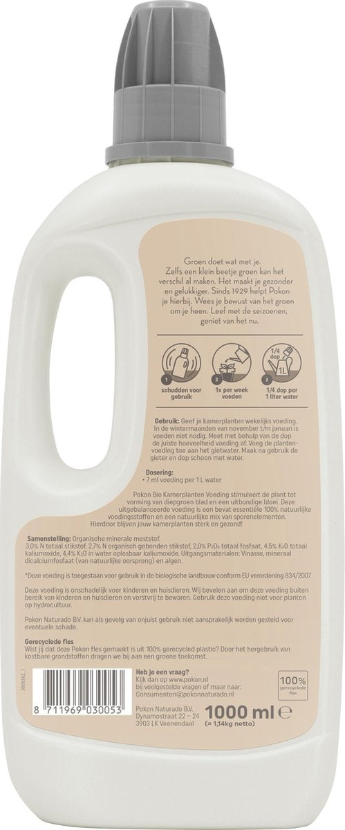 BIO KAMERPLANTEN VOEDING 1 LITER