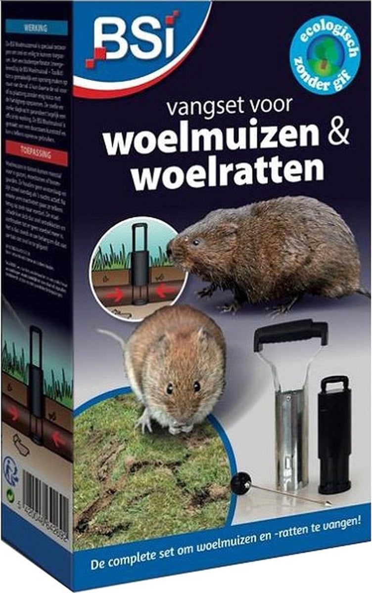 VANGSET VOOR WOELMUIZEN & WOELRATTEN