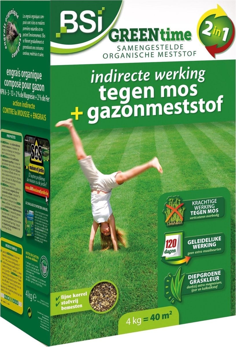 GAZON GREEN TIME 2-IN-1 4 KG