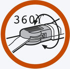  COMFORT GRASSCHAAR (360° DRAAIBAAR)