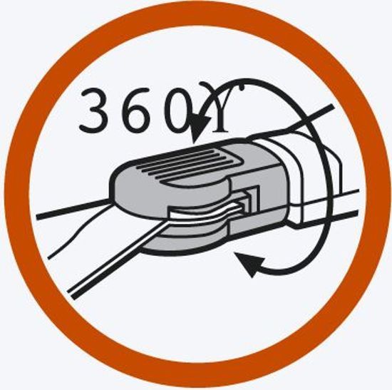  COMFORT GRASSCHAAR (360° DRAAIBAAR)