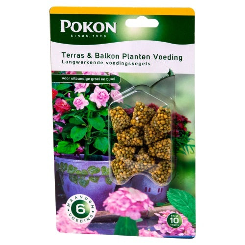  TERRAS & BALKON PLANTEN VOEDINGSKEGELS 10 STUKS