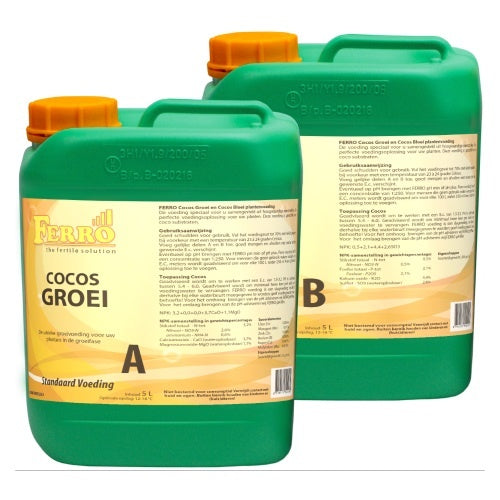  STANDAARD COCOS GROEI A+B 5 LITER