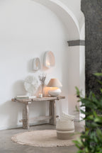 J-LINE SET VAN 3 WANDREKKEN PAPIER-MÂCHÉ WIT